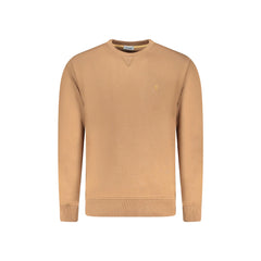 Coveri Moving Felpa Maniche Lunghe Uomo Marrone Ricamo