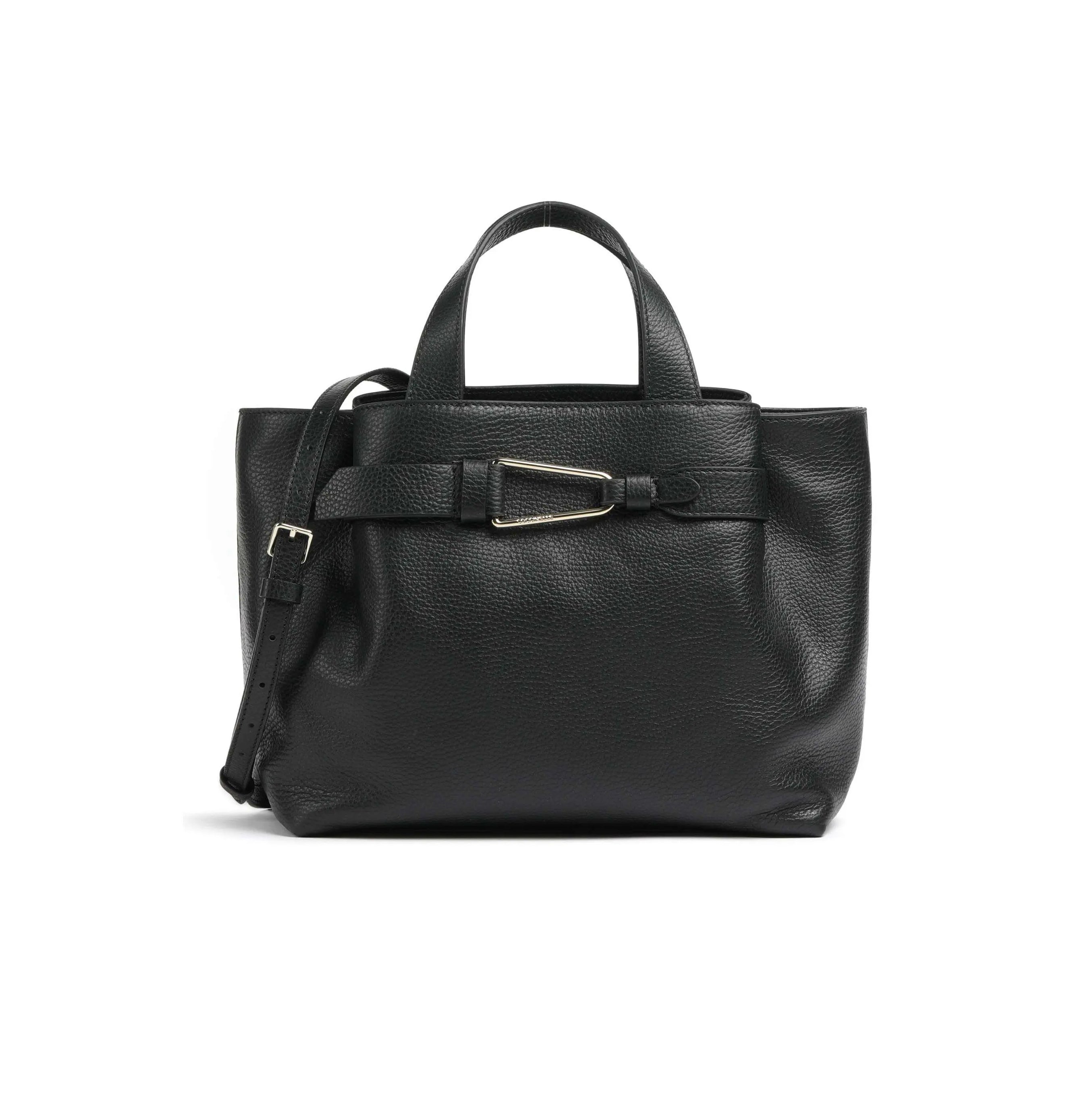 COCCINELLE Borsa Donna a Mano con Tracolla Blu, In Vera Pelle, Malory Small
