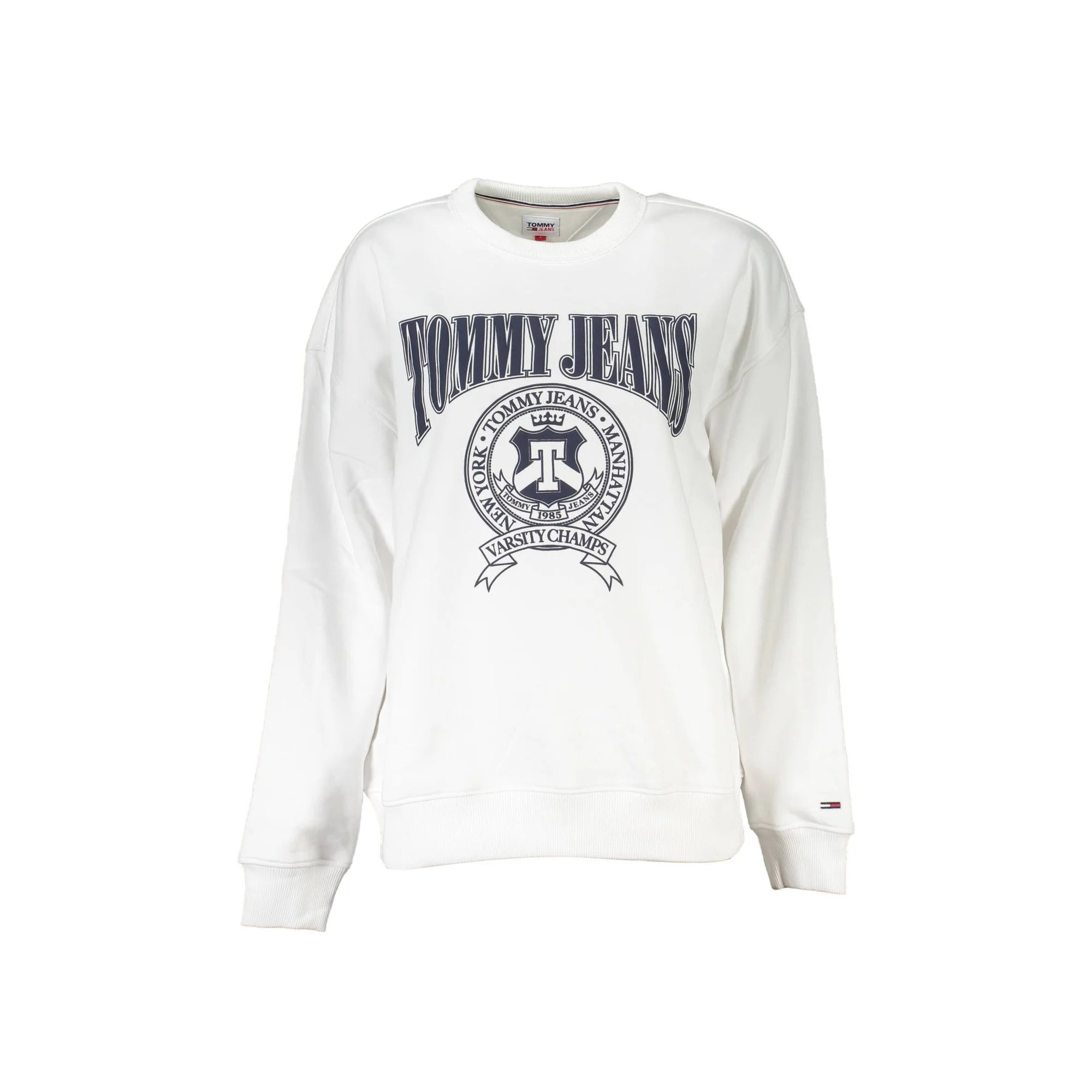 TOMMY HILFIGER FELPA SENZA ZIP DONNA BIANCO