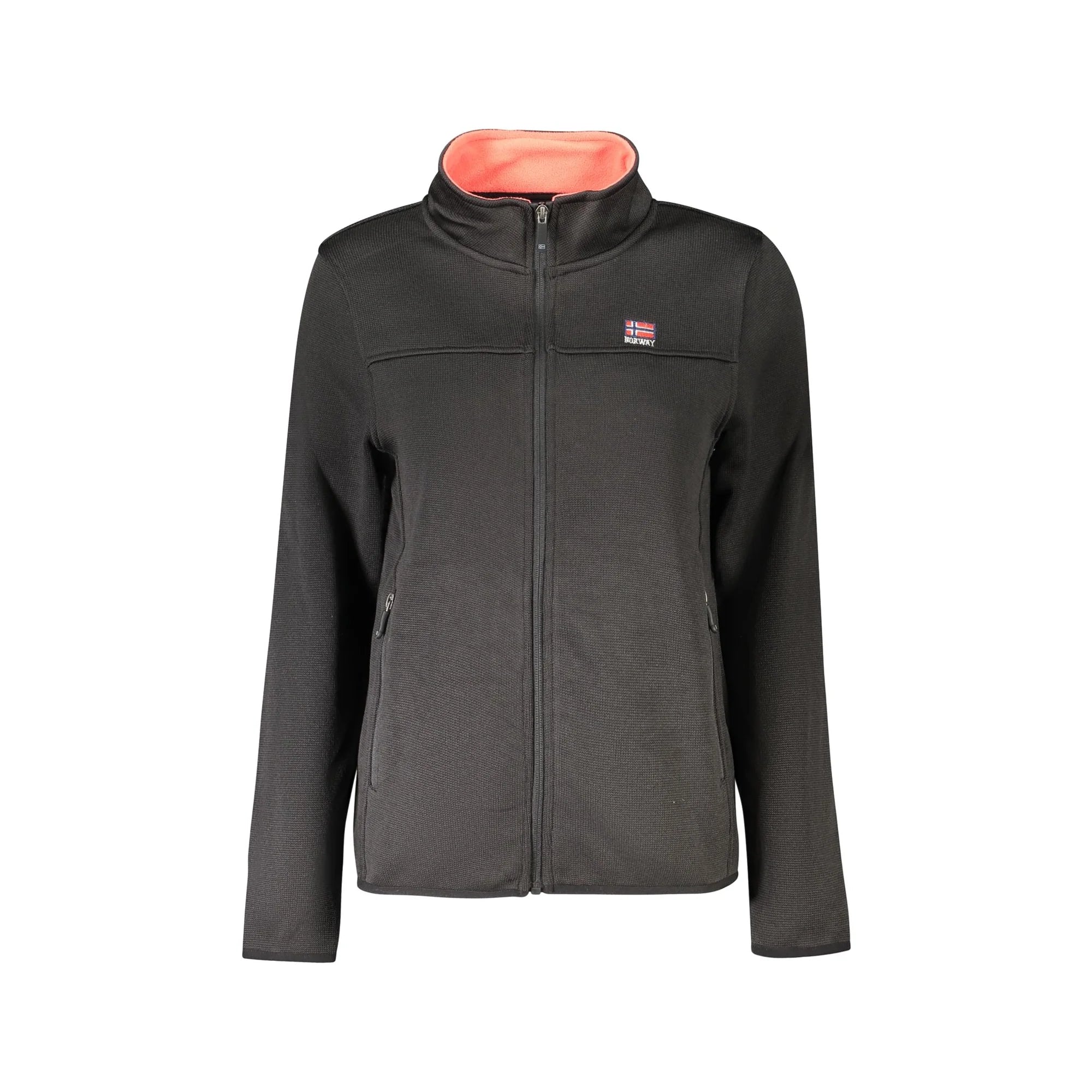 NORWAY 1963 FELPA CON ZIP DONNA NERO