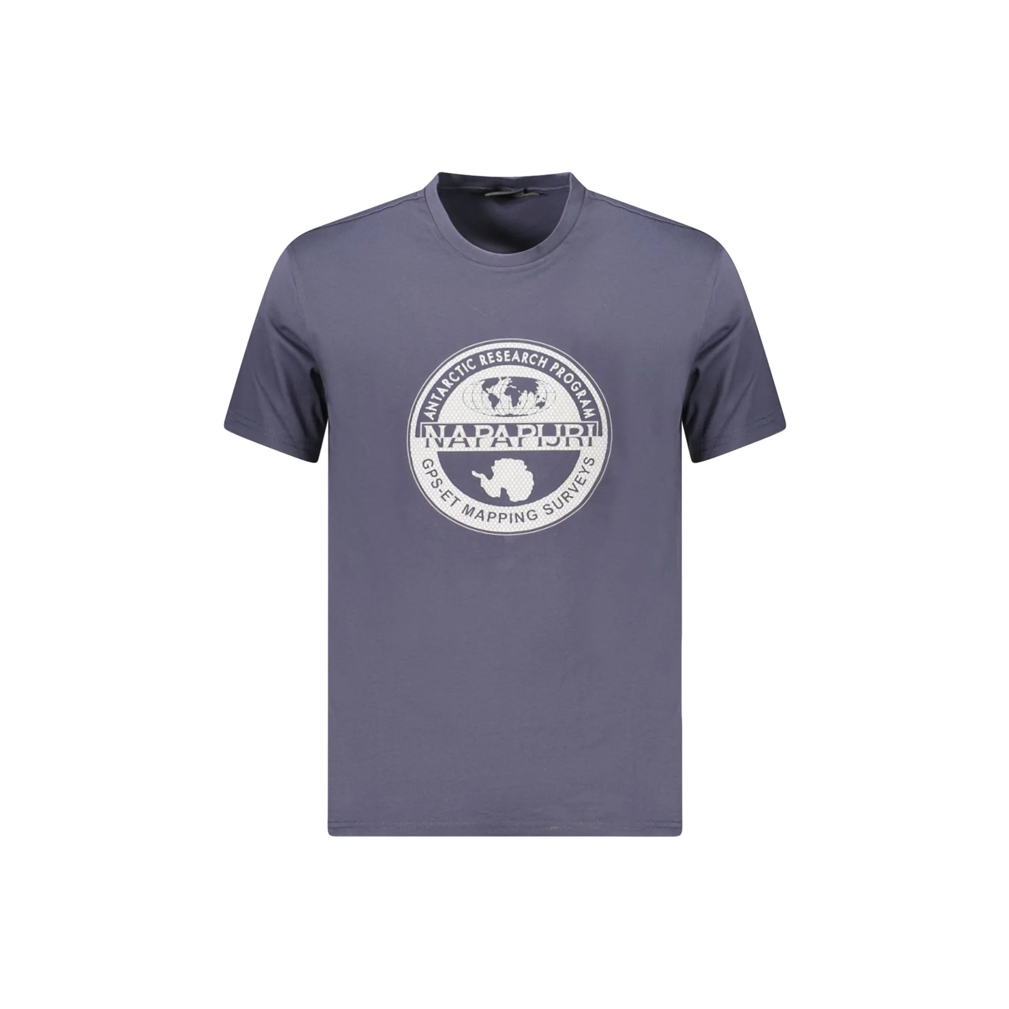 Napapijri T-Shirt Maniche Corte Uomo Blu Stampa - foto prodotto