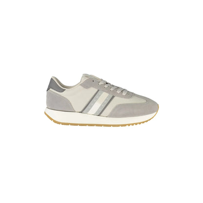 TOMMY HILFIGER Scarpe Sneakers Uomo Grigie con Dettagli a Contrasto Grigio - foto prodotto
