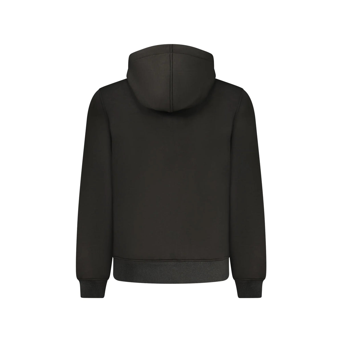 K-WAY FELPA CON ZIP UOMO NERO