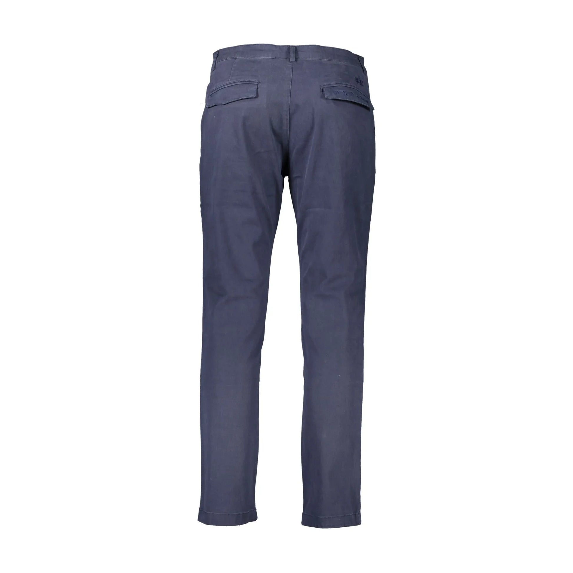 La Martina Pantaloni Uomo Blu Ricamo - vista 2