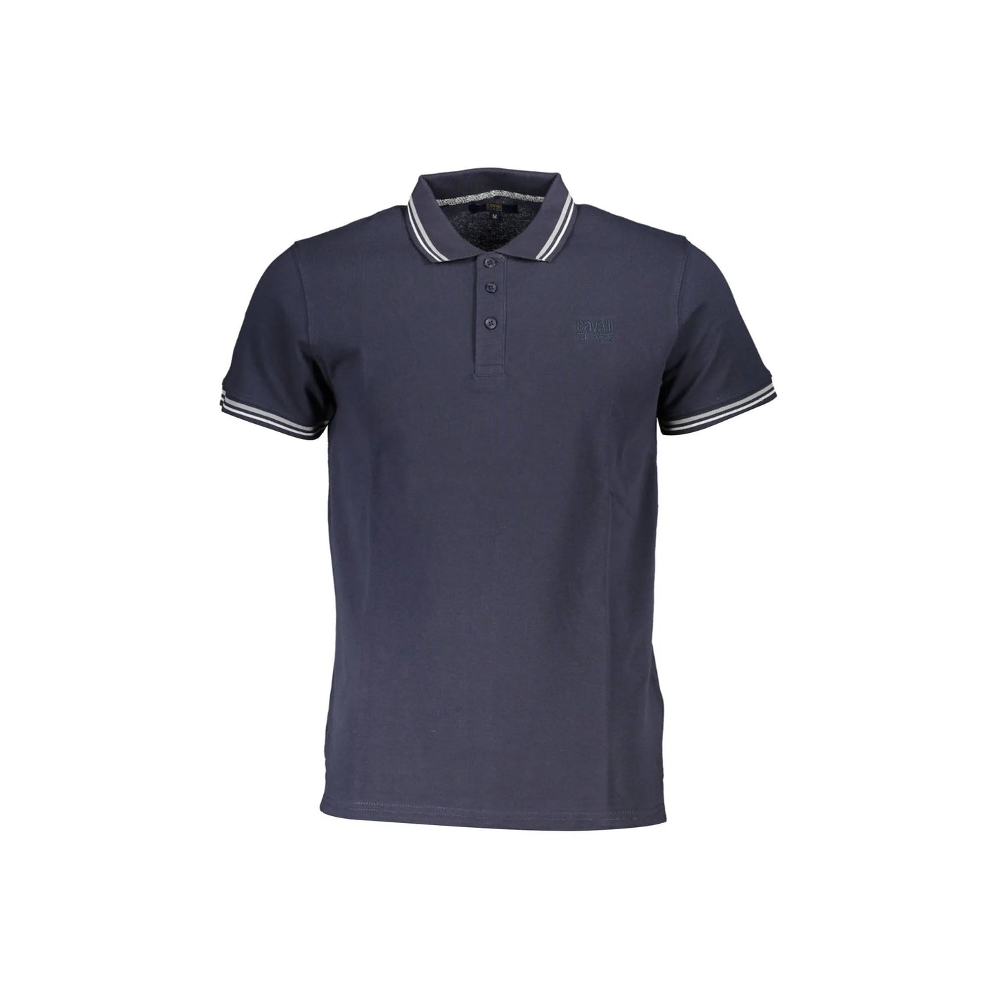 Cavalli Class Polo Maniche Corte Uomo Blu Ricamo - foto prodotto
