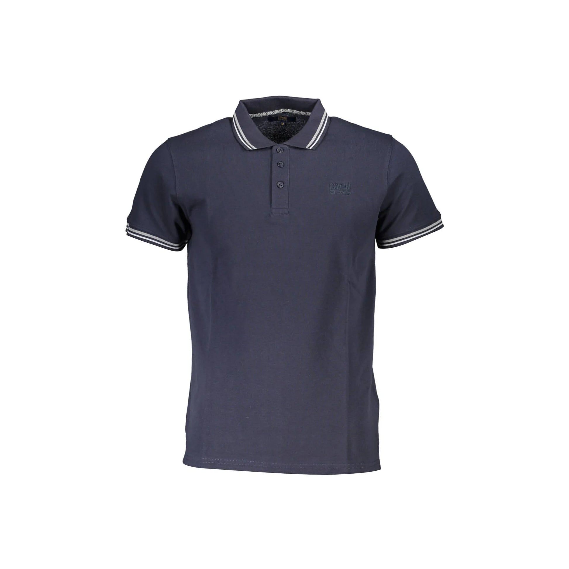 Cavalli Class Polo Maniche Corte Uomo Blu Ricamo - foto prodotto