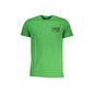Cavalli Class T-Shirt Maniche Corte Uomo Verde Stampa Logo - foto prodotto
