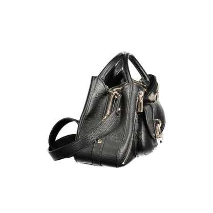 Guess Jeans Borsa a Tracolla Donna Nera Logo Borse nero - vista 3