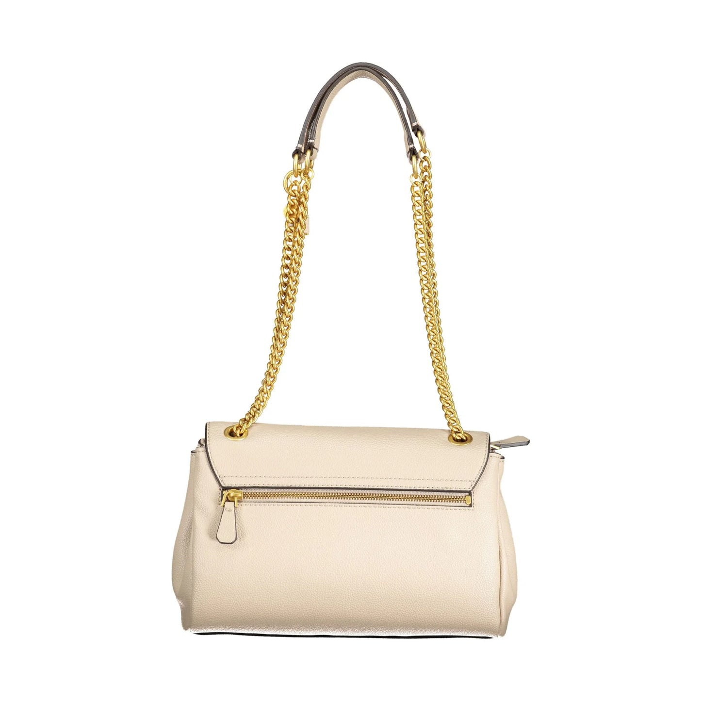 GUESS JEANS Borsa Donna Beige Cosette a Tracolla con Catena e Doppio Scomparto Borse - vista 2