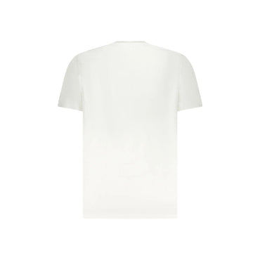 Calvin Klein T-Shirt Uomo Bianca Girocollo Cotone Logo Ricamato bianco - vista 2