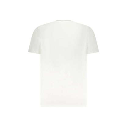 Calvin Klein T-Shirt Uomo Bianca Girocollo Cotone Logo Ricamato bianco - vista 2