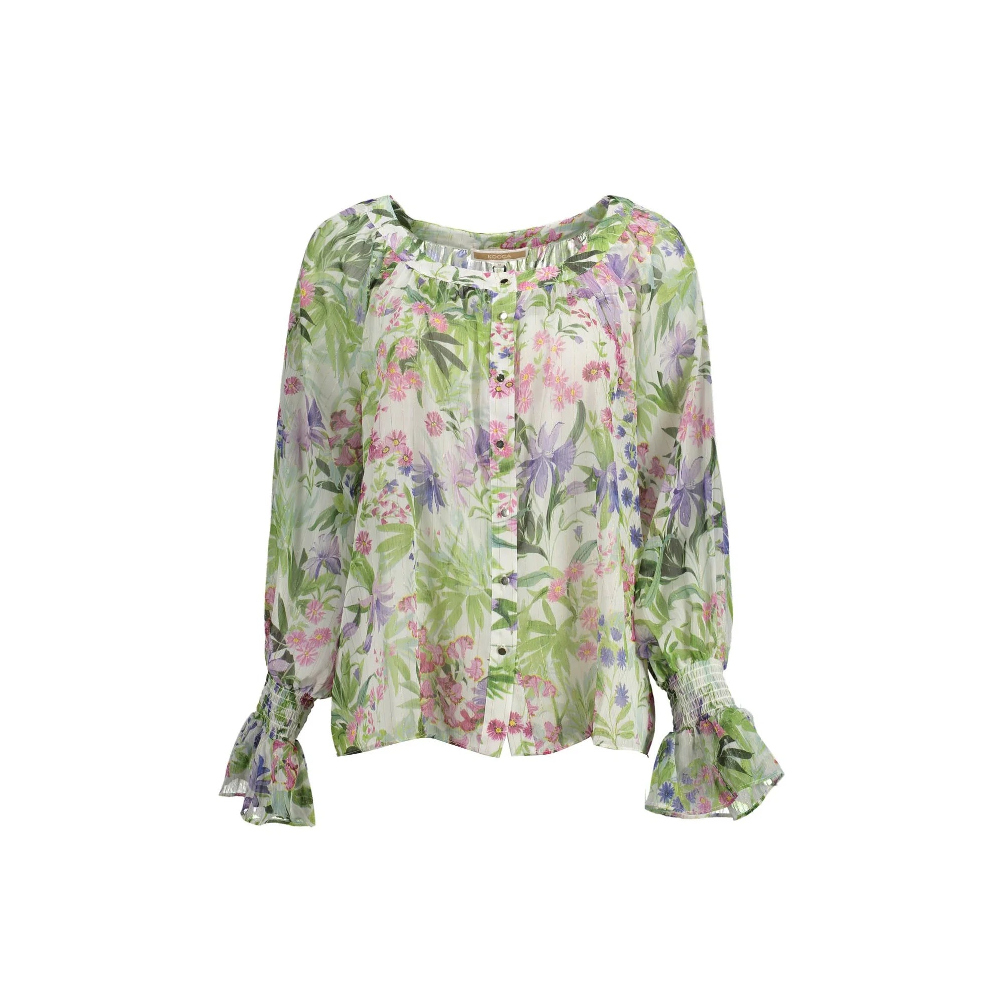 KOCCA CAMICIA MANICHE LUNGHE DONNA VERDE
