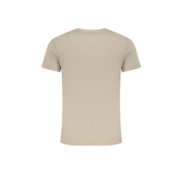 Norway 1963 T-Shirt Maniche Corte Uomo Beige Logo - vista 2