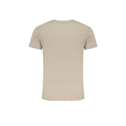 Norway 1963 T-Shirt Maniche Corte Uomo Beige Logo - vista 2