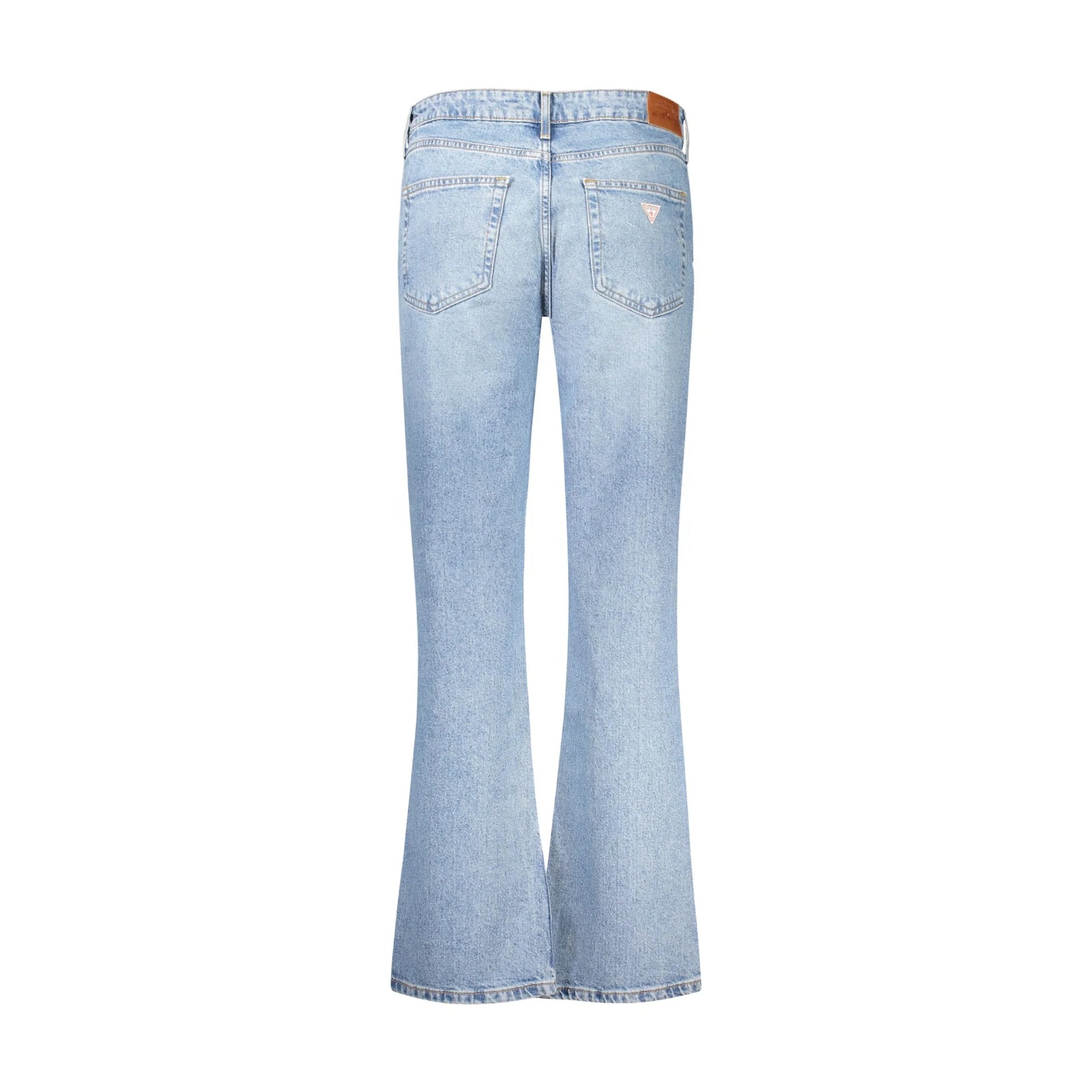 Guess Jeans Donna Azzurri Effetto Slavato Logo - vista 2