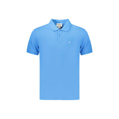 Calvin Klein Polo Maniche Corte Uomo Azzurra Ricamo