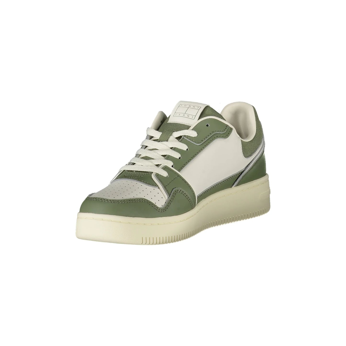 TOMMY HILFIGER Sneakers Uomo Verdi con Lacci e Dettagli - vista 3