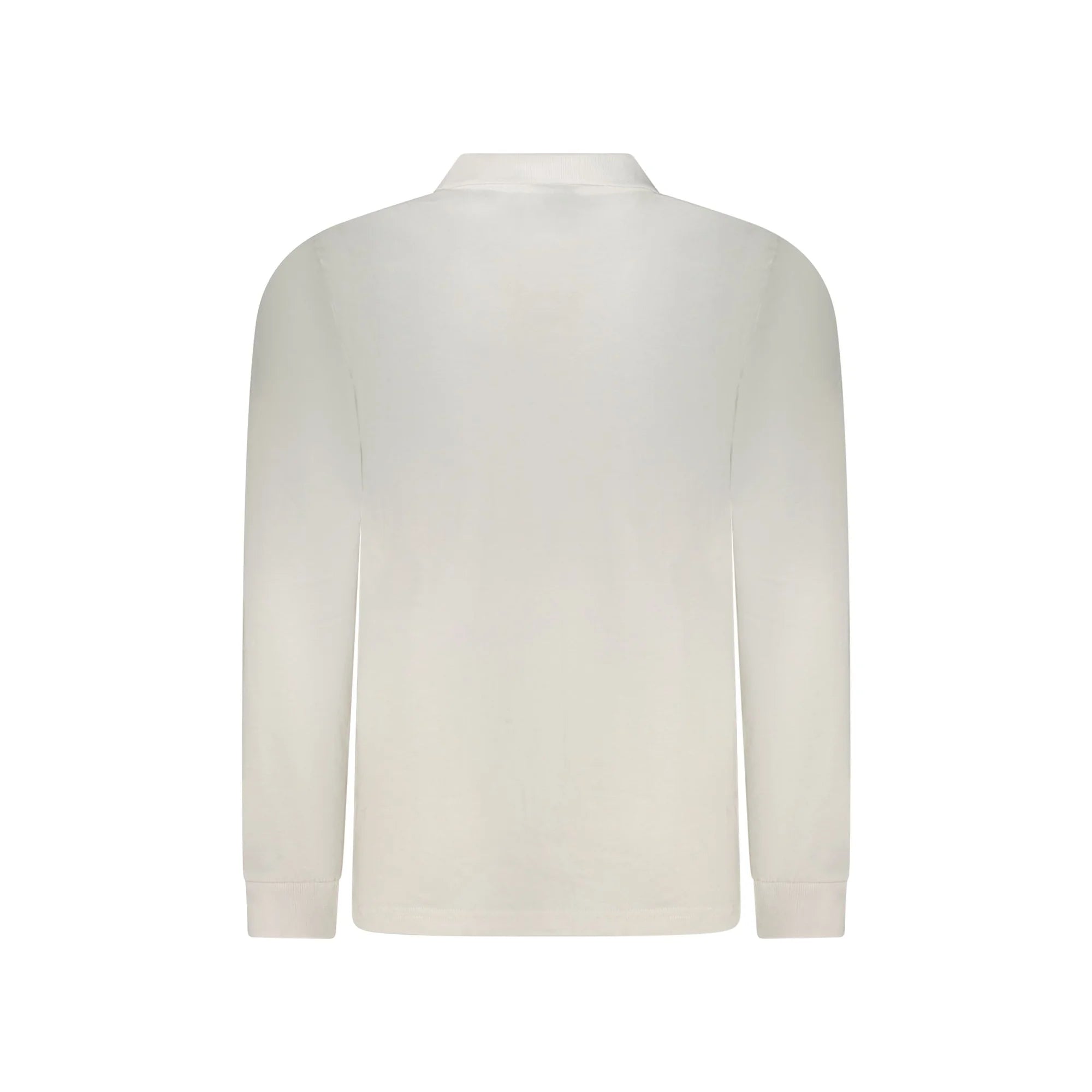 NORWAY 1963 POLO MANICHE LUNGHE UOMO BIANCO