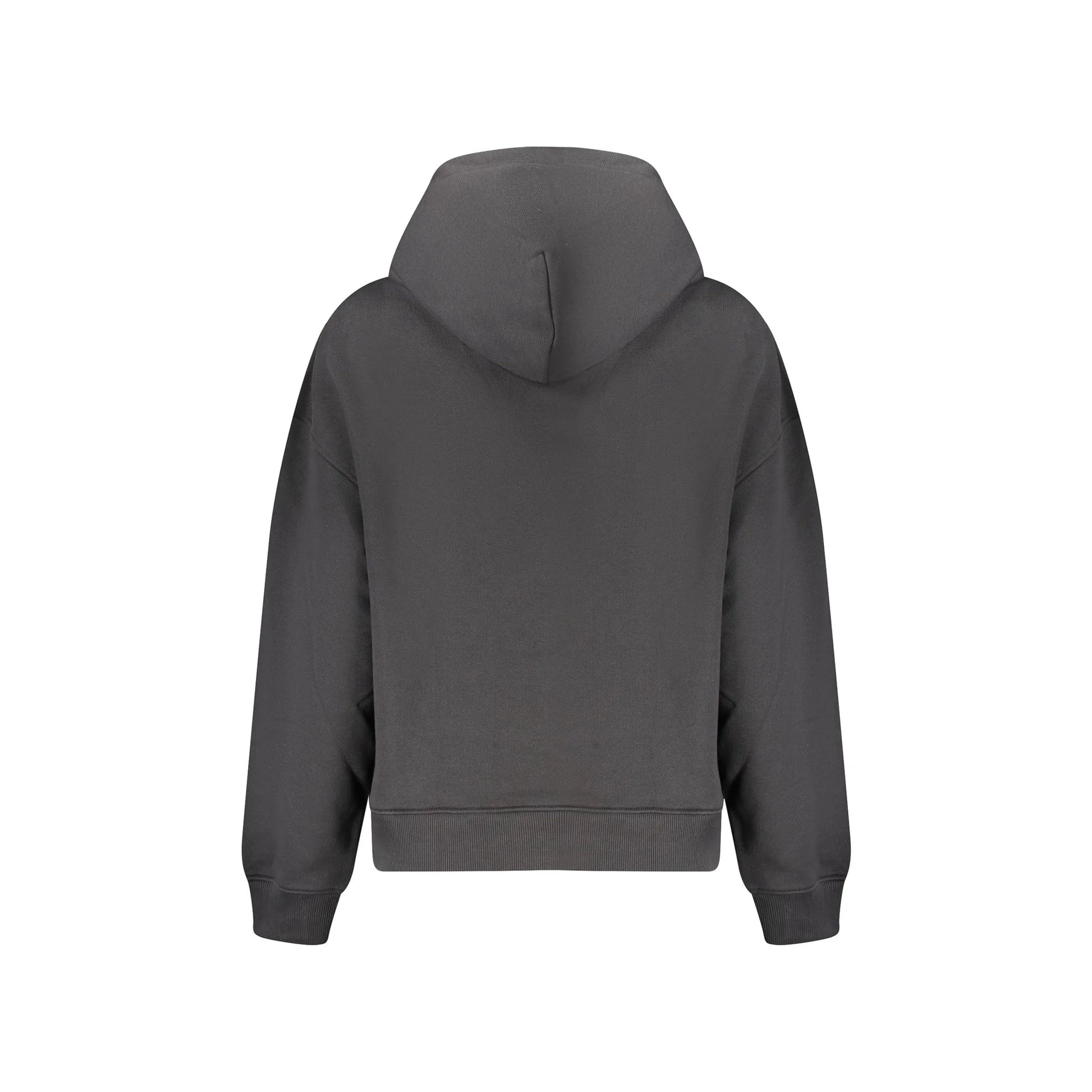 Tommy Hilfiger Felpa Donna Nera Cappuccio Felpata Ricamo Logo Felpe nero - vista 2