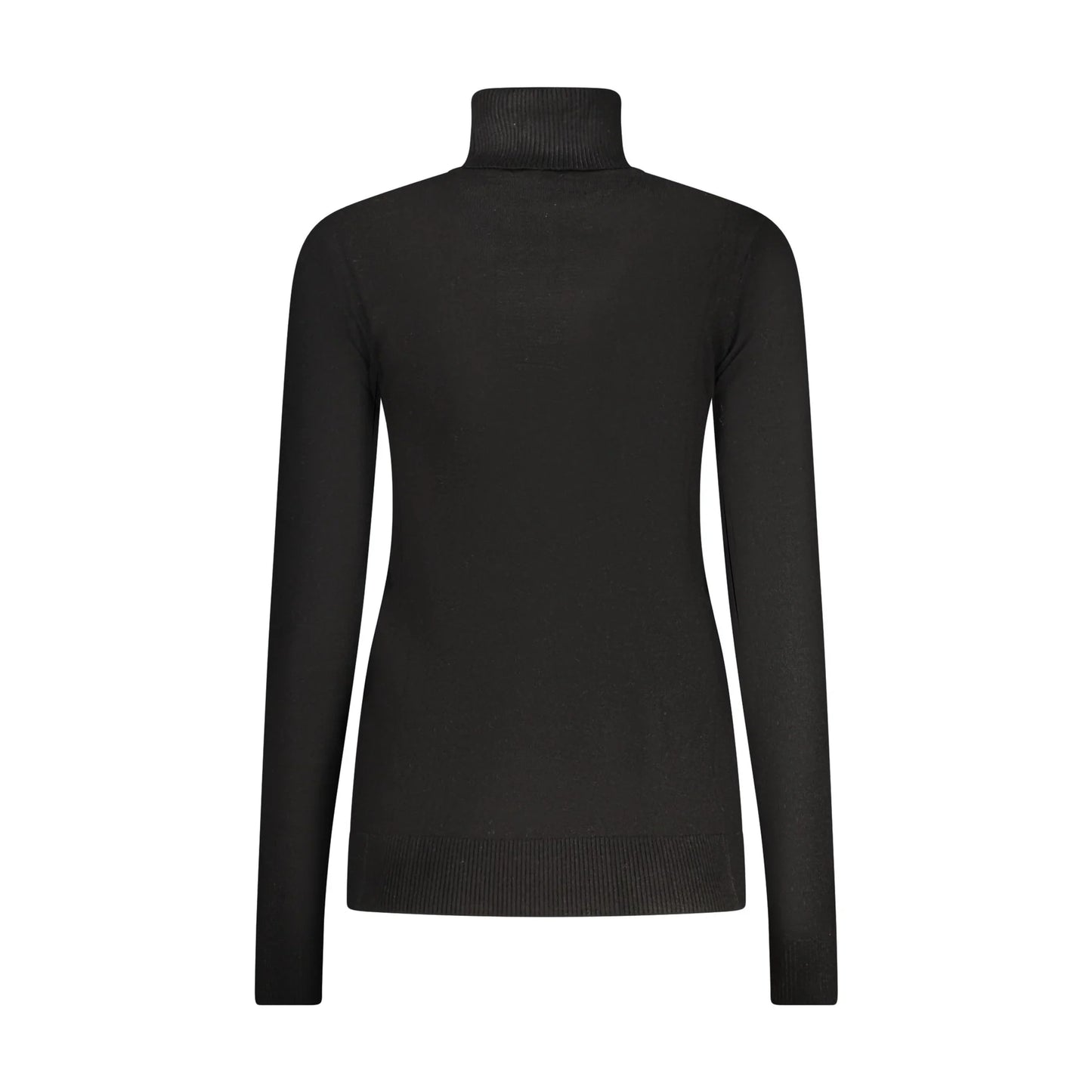 Norway 1963 Maglione Donna Nero Dolcevita Maniche Lunghe Logo Maglie - vista 2