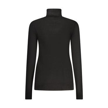 Norway 1963 Maglione Donna Nero Dolcevita Maniche Lunghe Logo Maglie - vista 2