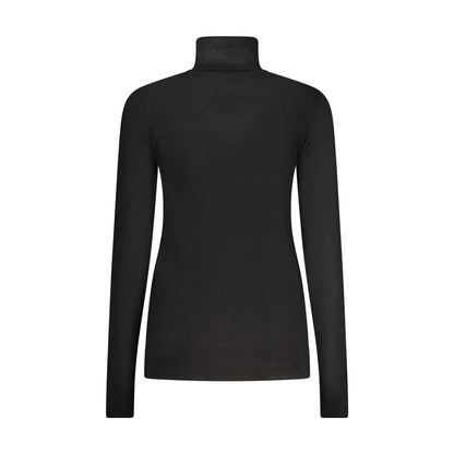 Norway 1963 Maglione Donna Nero Dolcevita Maniche Lunghe Logo Maglie - vista 2