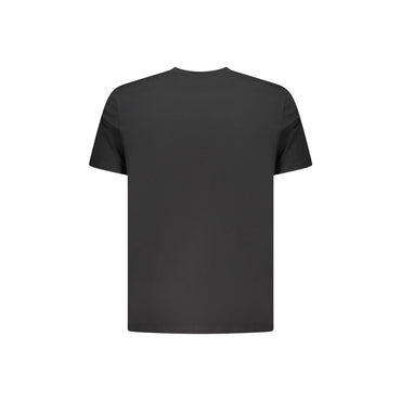 Calvin Klein T-Shirt Uomo Nera Maniche Corte Girocollo Ricamo Logo nero - vista 2