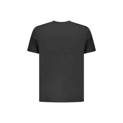 Calvin Klein T-Shirt Uomo Nera Maniche Corte Girocollo Ricamo Logo nero - vista 2