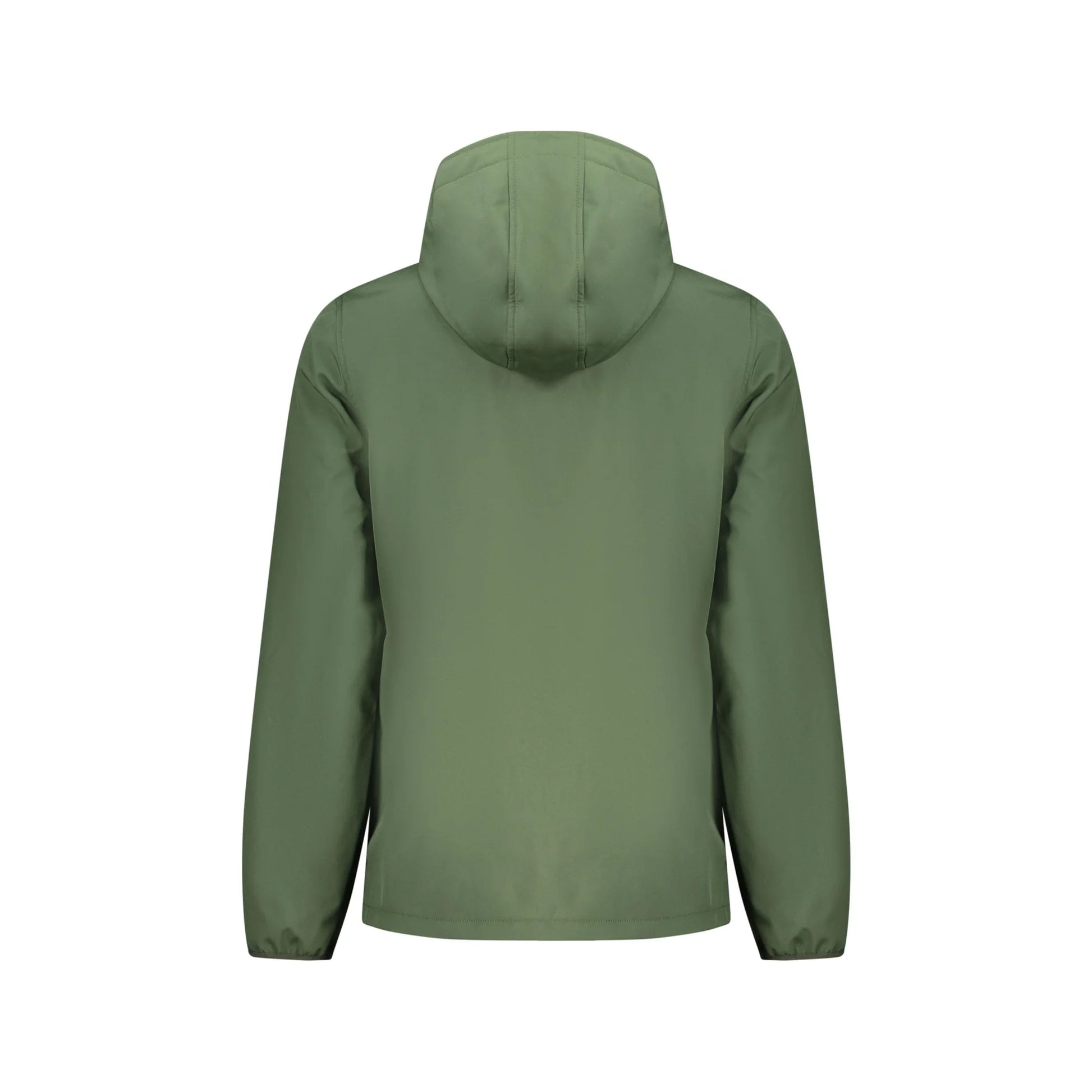 Norway 1963 Giubbotto Uomo Verde Soft Shell Cappuccio Mezza Zip Logo Giubbotti e Giacche - vista 2