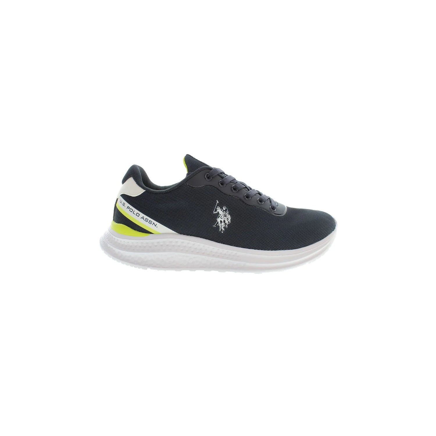 U.S. Polo Sneakers Uomo Blu Lacci Dettagli Contrasto Logo U.S. Polo Best Price - foto prodotto