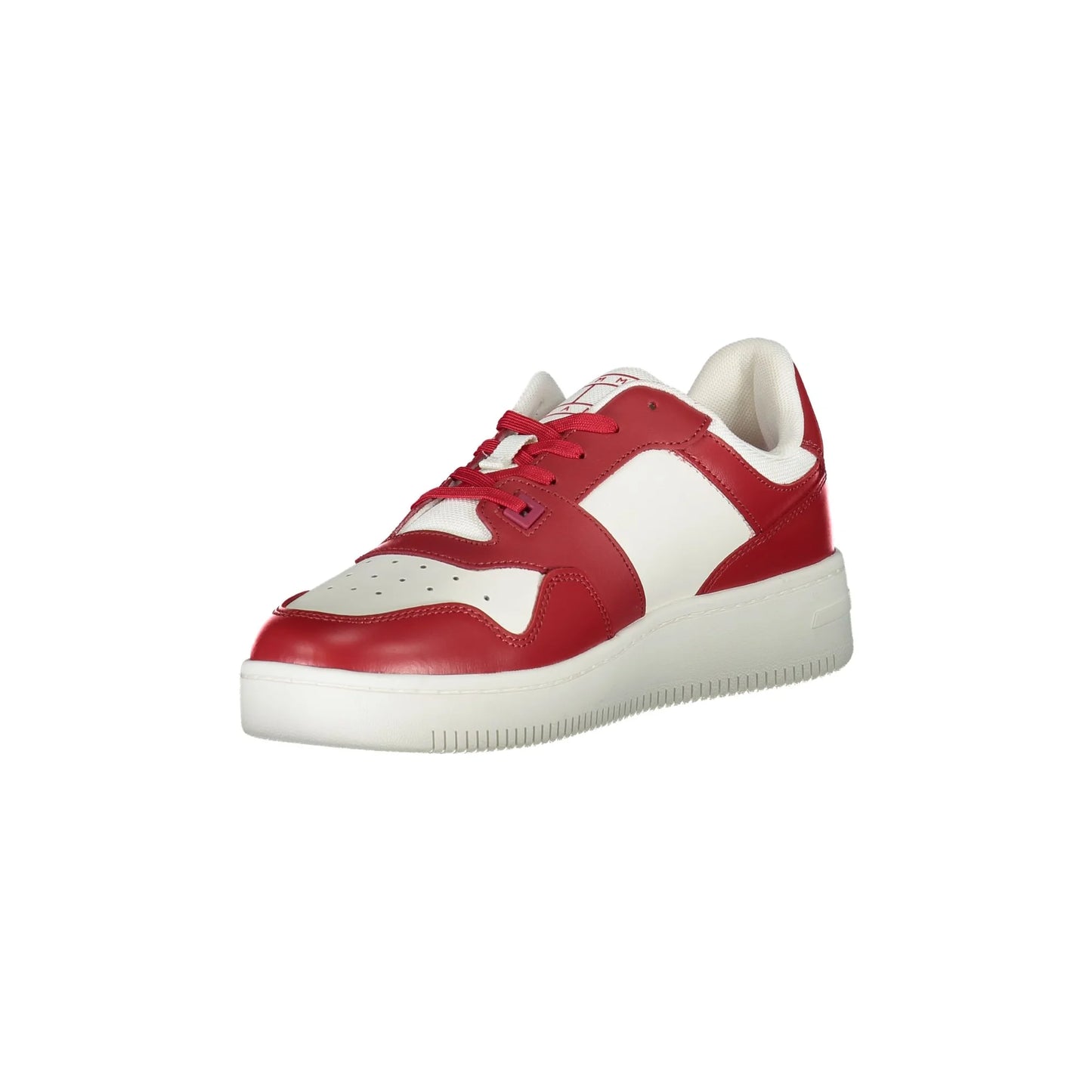 Tommy Hilfiger Sneakers Uomo Rosse Stampa Logo rosso - vista 3