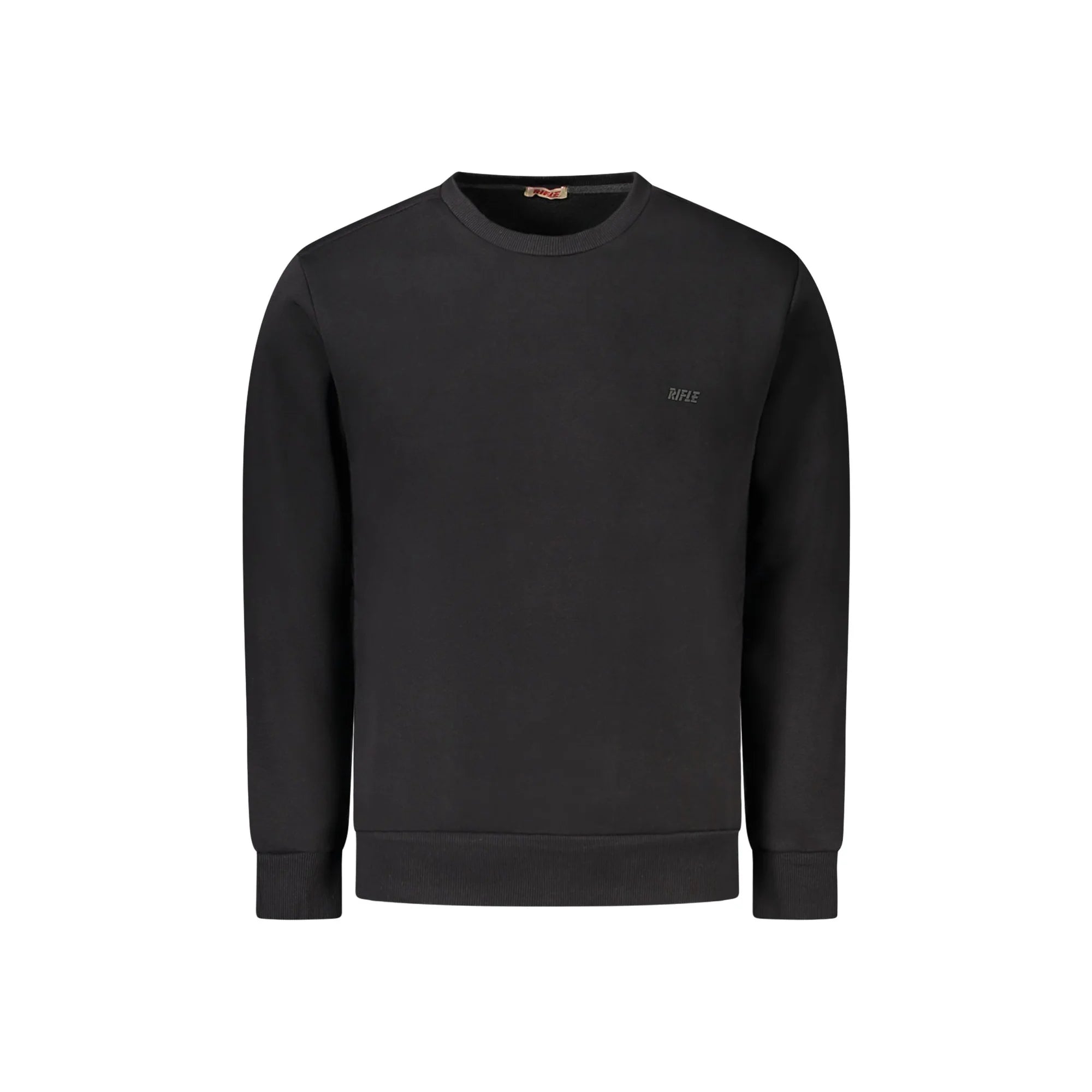 RIFLE FELPA SENZA ZIP UOMO NERO