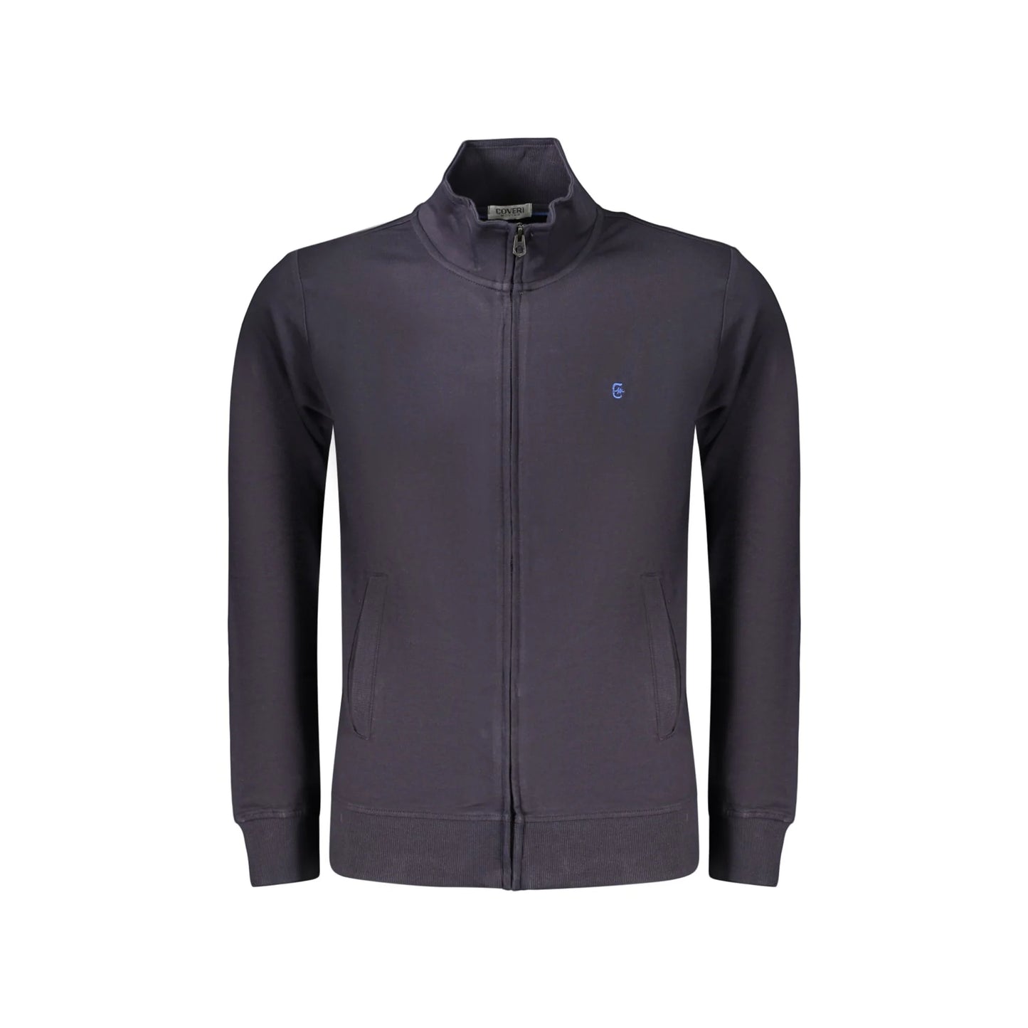 COVERI MOVING FELPA CON ZIP UOMO BLU