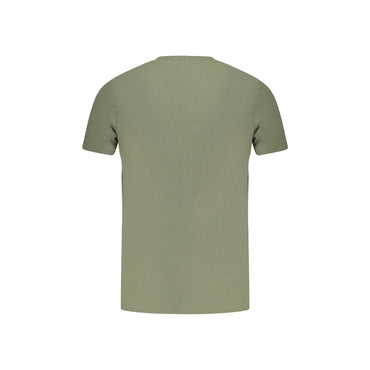Norway 1963 T-Shirt Uomo Verde Maniche Corte Stampa Logo - vista 2