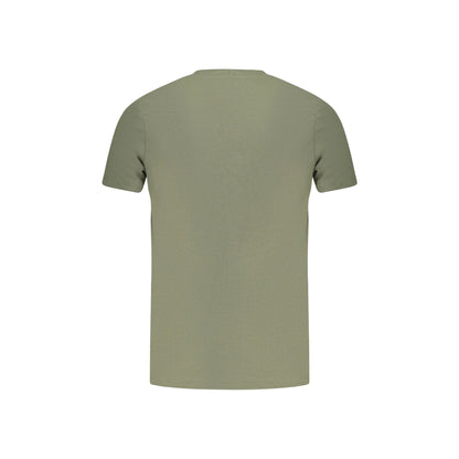 Norway 1963 T-Shirt Uomo Verde Maniche Corte Stampa Logo - vista 2