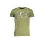 Cavalli Class T-Shirt Maniche Corte Uomo Verde Stampa - foto prodotto