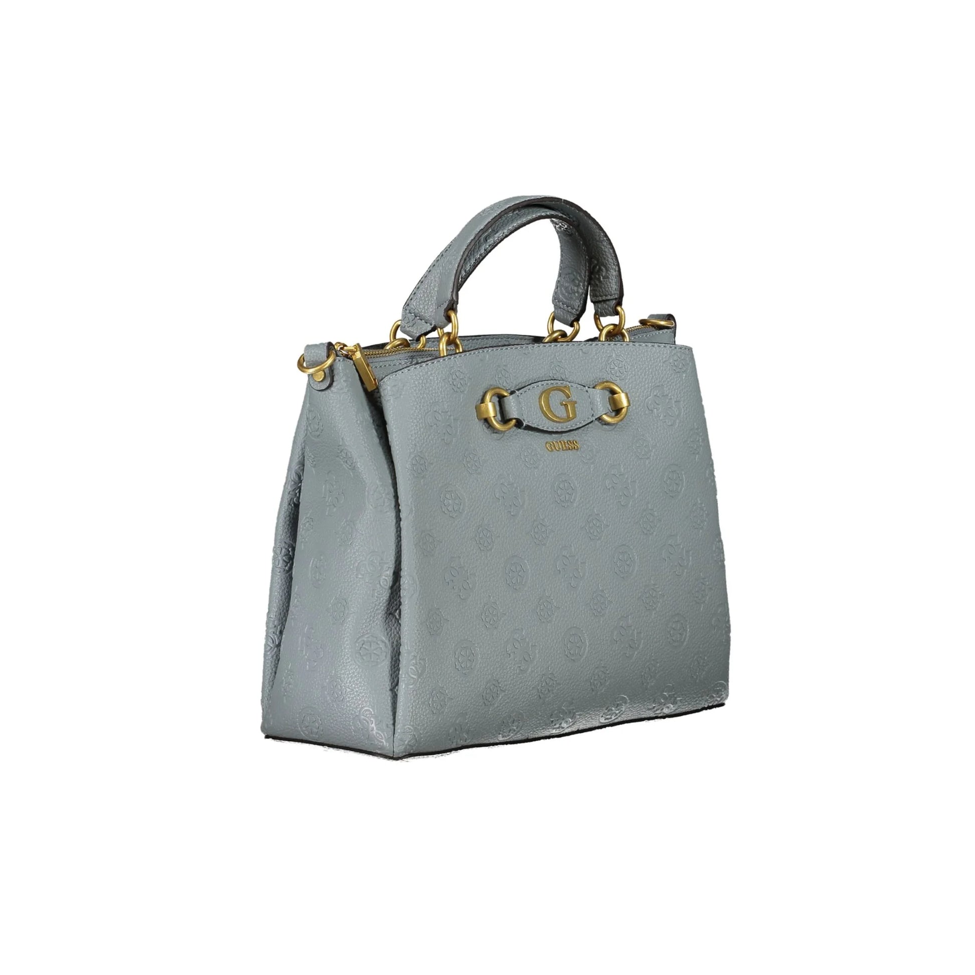 Guess Jeans Borsa Donna Izzy Peony Azzurra con Tracolla e Manici Borse azzurro - vista 3