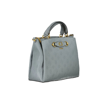 Guess Jeans Borsa Donna Izzy Peony Azzurra con Tracolla e Manici Borse azzurro - vista 3