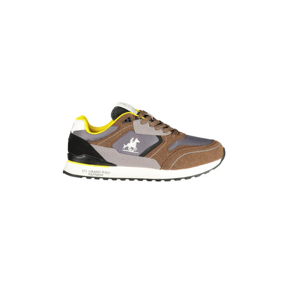 U.S. Grand Sneakers Uomo Marroni Ricamo Marrone - foto prodotto