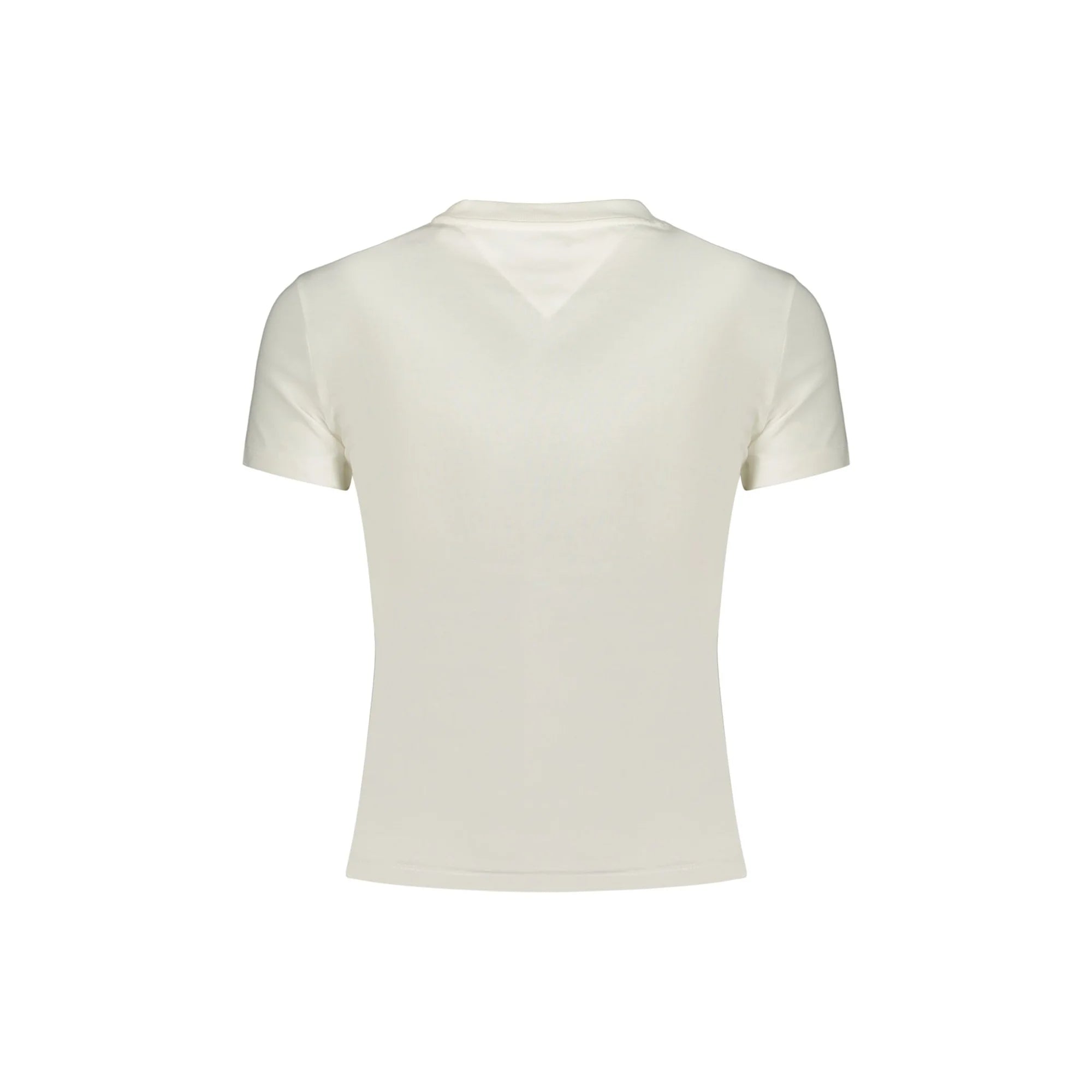 TOMMY HILFIGER T-SHIRT MANICHE CORTE DONNA BIANCO