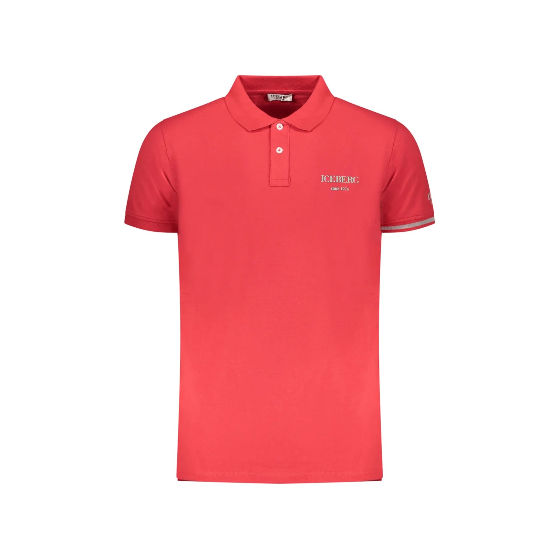 ICEBERG POLO MANICHE CORTE UOMO ROSSO