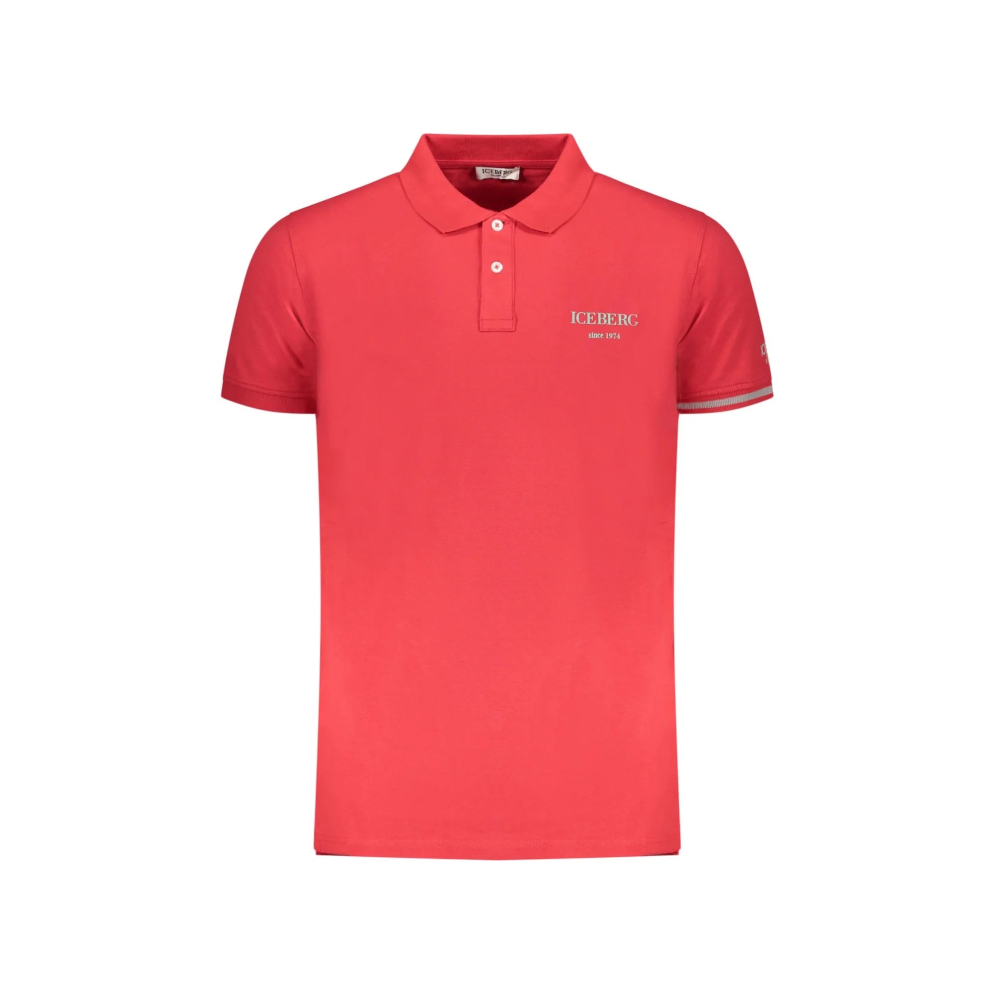 ICEBERG POLO MANICHE CORTE UOMO ROSSO