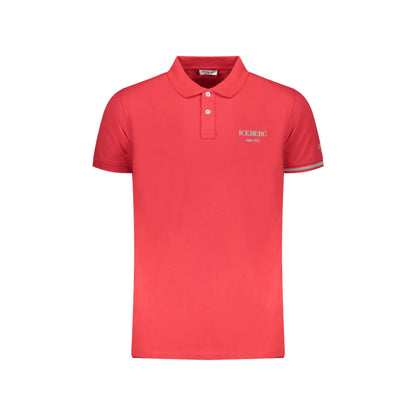 ICEBERG POLO MANICHE CORTE UOMO ROSSO