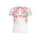 Cavalli Class T-Shirt Maniche Corte Uomo Bianca Stampa Logo Bianco - foto prodotto