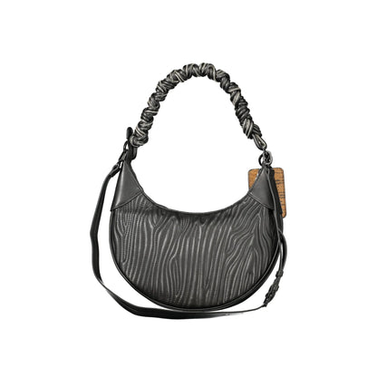 Desigual Borsa a Tracolla Donna Nera Logo Borse nero - vista 2