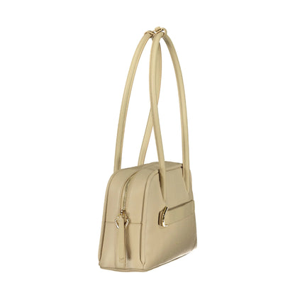 Coccinelle Borsa a Spalla Pelle Donna Beige Logo Borse - vista 3