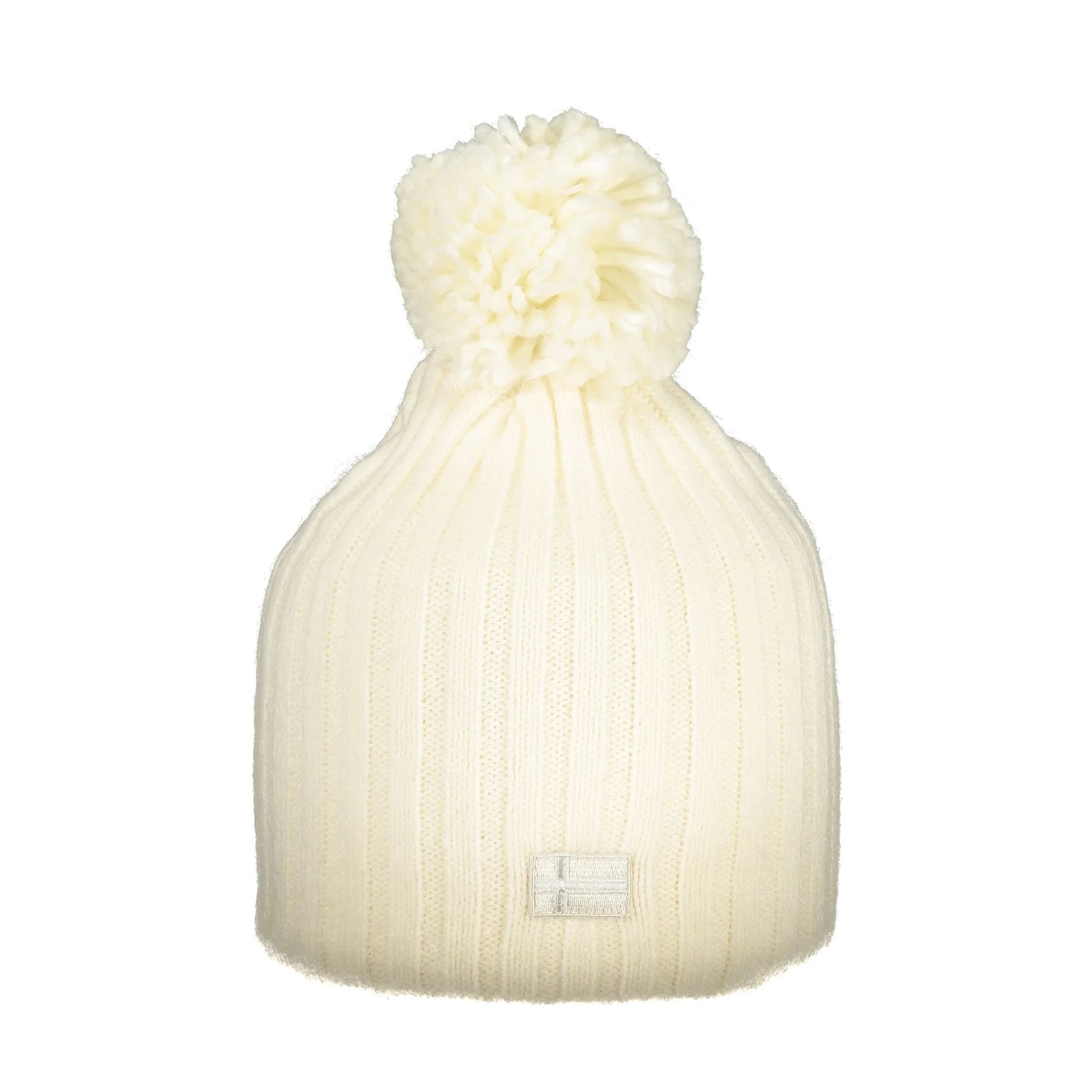 NORWAY 1963 Berretto Donna Bianco con Pompon e Logo Cappelli - foto prodotto