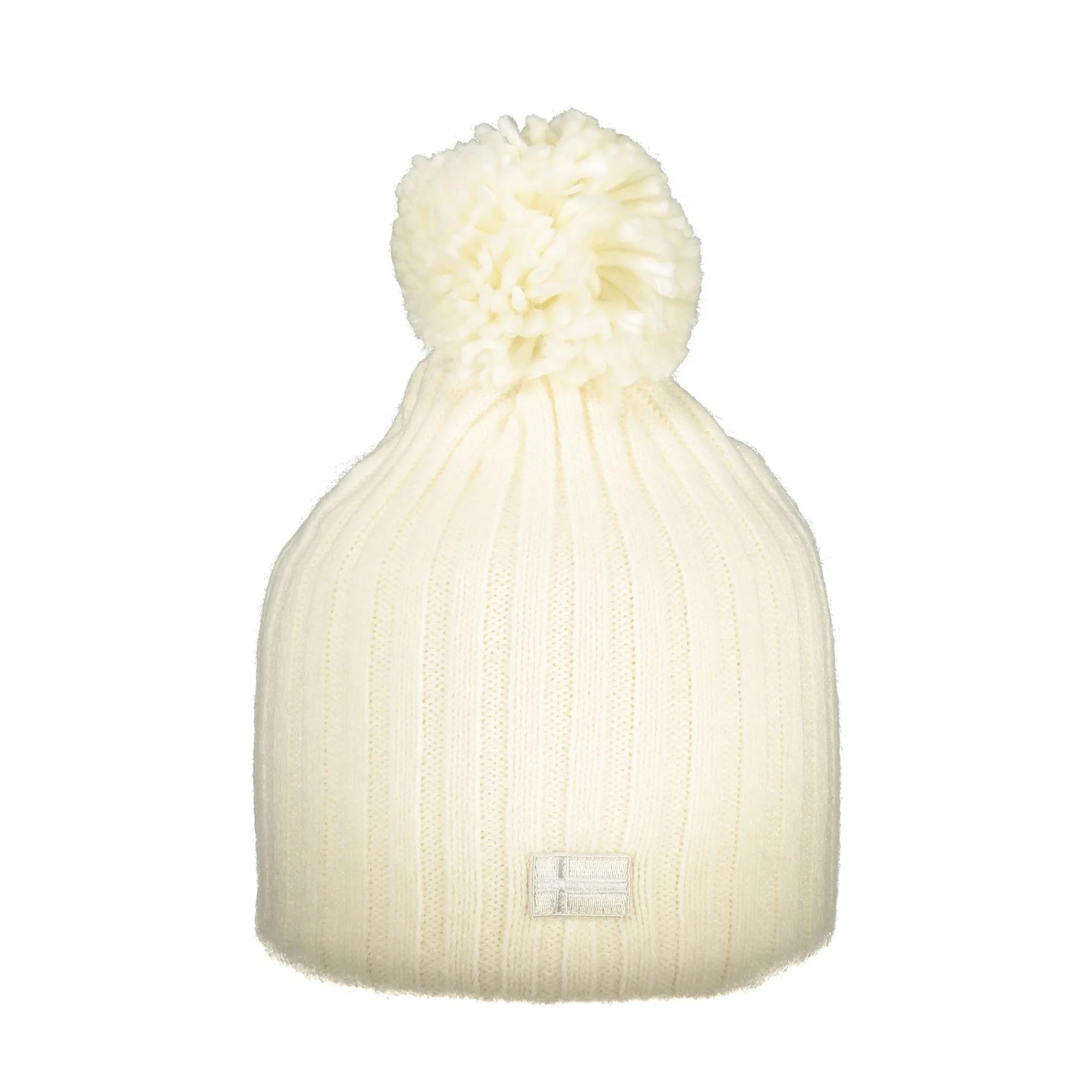NORWAY 1963 Berretto Donna Bianco con Pompon e Logo Cappelli - foto prodotto