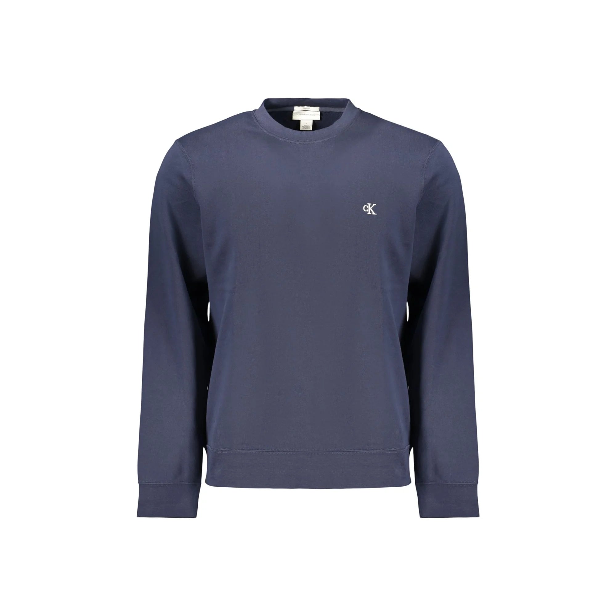 CALVIN KLEIN FELPA SENZA ZIP UOMO BLU