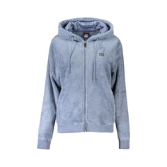 Norway 1963 Chaqueta de Manga Larga para Mujer Azul Bordado